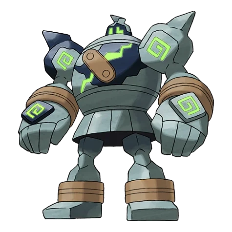 땅/고스트 타입 포켓몬 골루그 이로치의 이미지