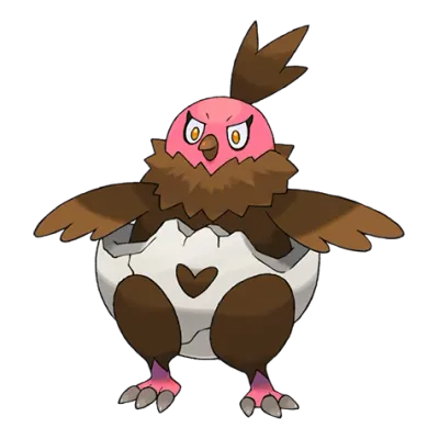 악/비행 타입 포켓몬 벌차이 이로치의 이미지