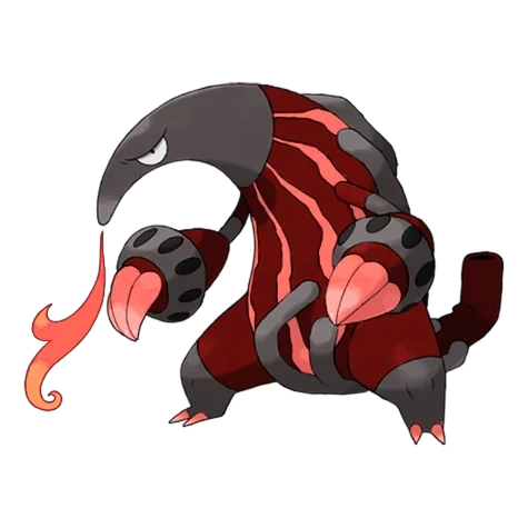 불꽃 타입 포켓몬 앤티골 이로치의 이미지