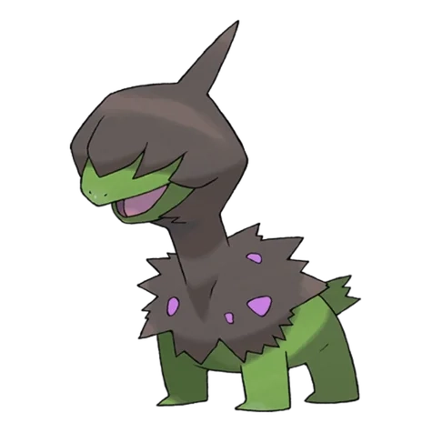 악/드래곤 타입 포켓몬 모노두 이로치의 이미지