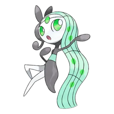 노말/에스퍼 타입 포켓몬 메로엣타 이로치의 이미지