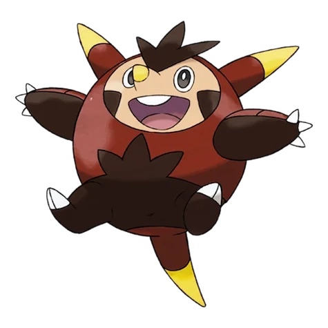 풀 타입 포켓몬 도치보구 이로치의 이미지