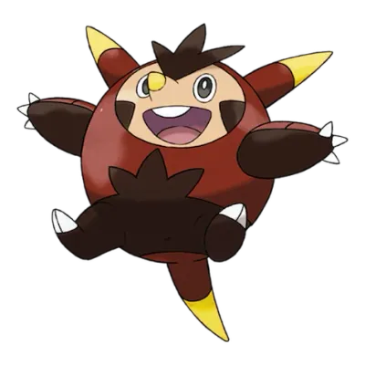 풀 타입 포켓몬 도치보구 이로치의 이미지