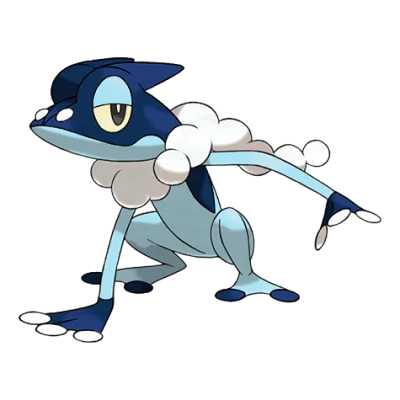 물 타입 포켓몬 개굴반장 이로치의 이미지