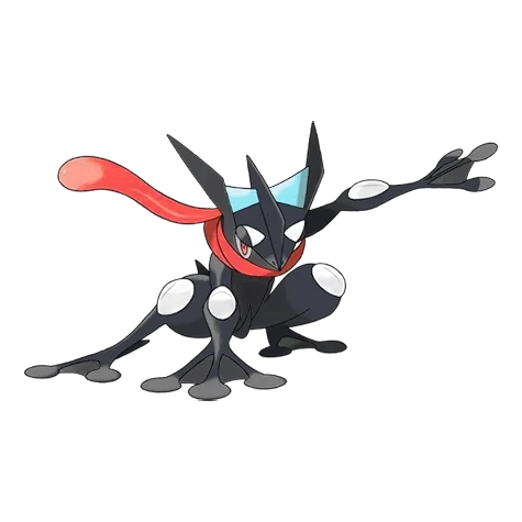 물/악 타입 포켓몬 개굴닌자 이로치의 이미지