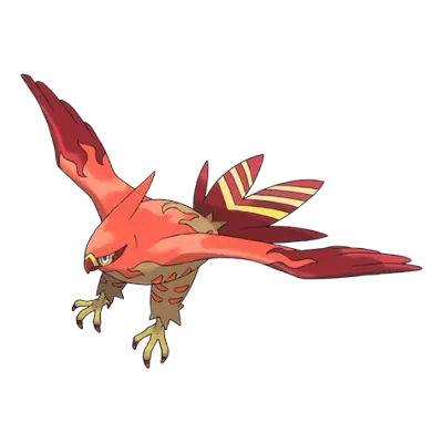 불꽃/비행 타입 포켓몬 파이어로 이로치의 이미지
