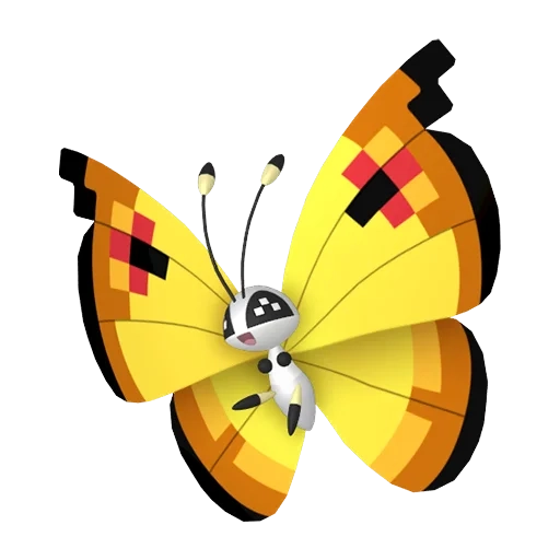 벌레/비행 타입 포켓몬 비비용 이로치의 이미지