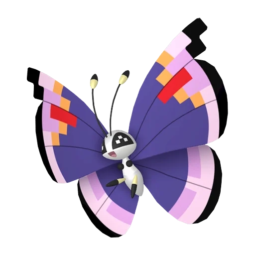 벌레/비행 타입 포켓몬 비비용 이로치의 이미지