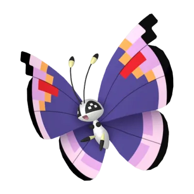 벌레/비행 타입 포켓몬 비비용 이로치의 이미지