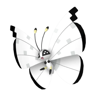 벌레/비행 타입 포켓몬 비비용 이로치의 이미지