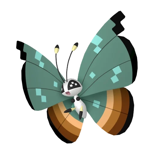 벌레/비행 타입 포켓몬 비비용 이로치의 이미지