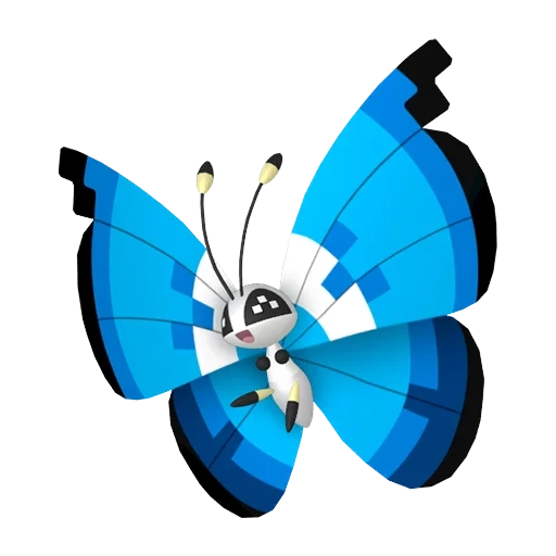 벌레/비행 타입 포켓몬 비비용 이로치의 이미지