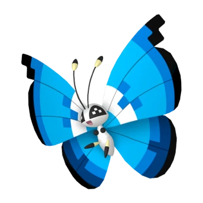 벌레/비행 타입 포켓몬 비비용 이로치의 이미지