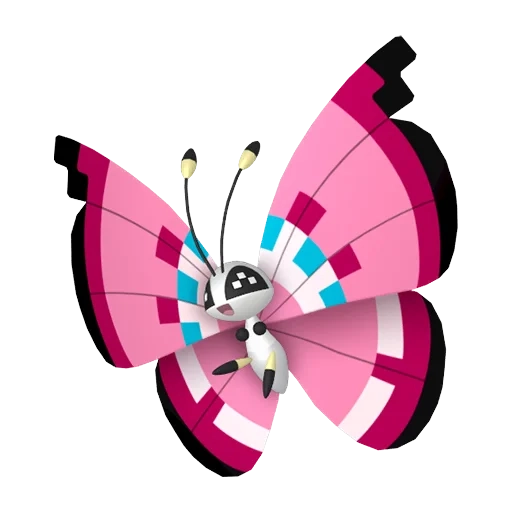 벌레/비행 타입 포켓몬 비비용 이로치의 이미지