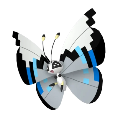 벌레/비행 타입 포켓몬 비비용 이로치의 이미지