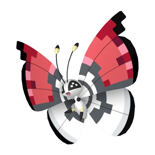 벌레/비행 타입 포켓몬 비비용 이로치의 이미지