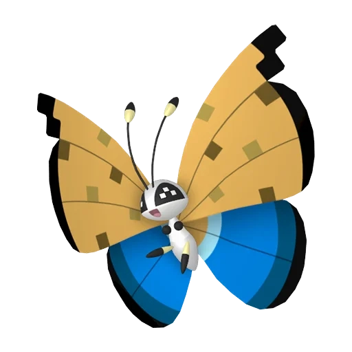 벌레/비행 타입 포켓몬 비비용 이로치의 이미지