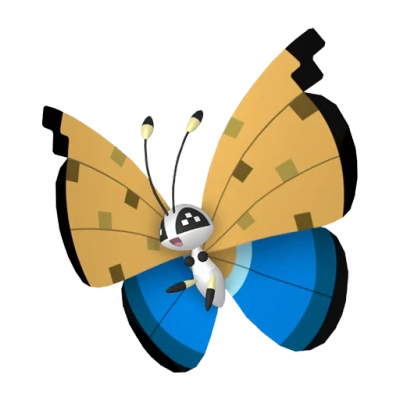 벌레/비행 타입 포켓몬 비비용 이로치의 이미지