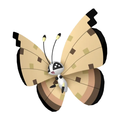 벌레/비행 타입 포켓몬 비비용 이로치의 이미지