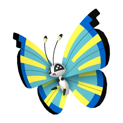 벌레/비행 타입 포켓몬 비비용 이로치의 이미지