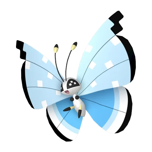 벌레/비행 타입 포켓몬 비비용 이로치의 이미지