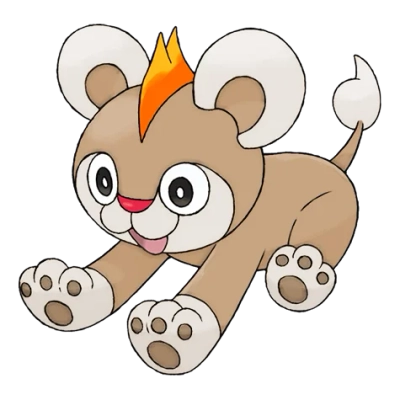 불꽃/노말 타입 포켓몬 레오꼬 이로치의 이미지