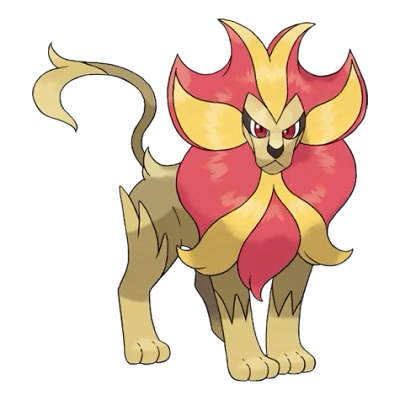 불꽃/노말 타입 포켓몬 화염레오 이로치의 이미지