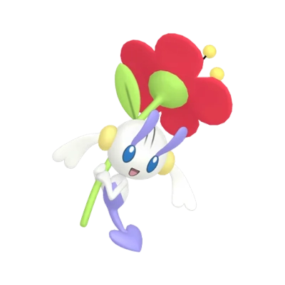 페어리 타입 포켓몬 플라엣테 이로치의 이미지