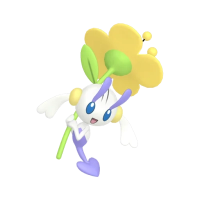 페어리 타입 포켓몬 플라엣테 이로치의 이미지