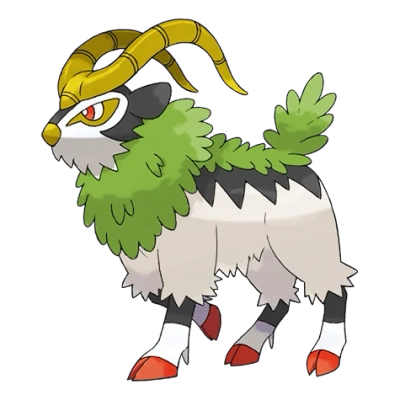 풀 타입 포켓몬 고고트 이로치의 이미지