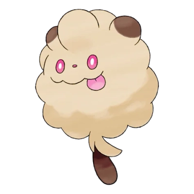 페어리 타입 포켓몬 나룸퍼프 이로치의 이미지