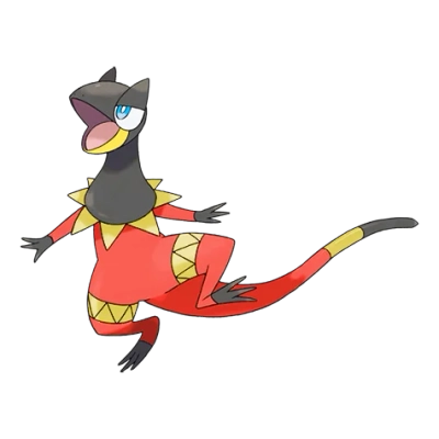 전기/노말 타입 포켓몬 일레도리자드 이로치의 이미지