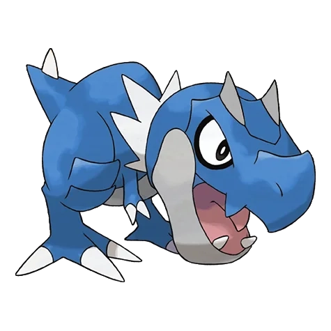 바위/드래곤 타입 포켓몬 티고라스 이로치의 이미지