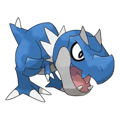 바위/드래곤 타입 포켓몬 티고라스 이로치의 이미지