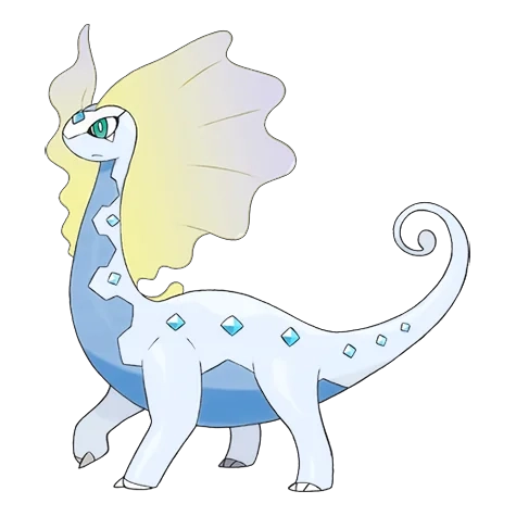 바위/얼음 타입 포켓몬 아마루르가 이로치의 이미지