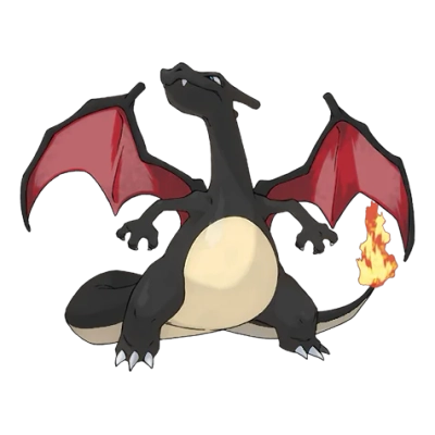 불꽃/비행 타입 포켓몬 리자몽 이로치의 이미지