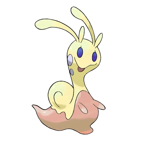 드래곤 타입 포켓몬 미끄네일 이로치의 이미지