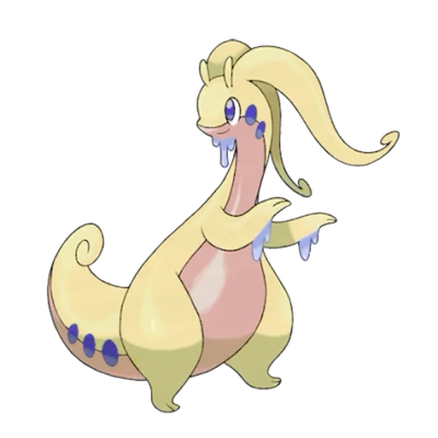 드래곤 타입 포켓몬 미끄래곤 이로치의 이미지