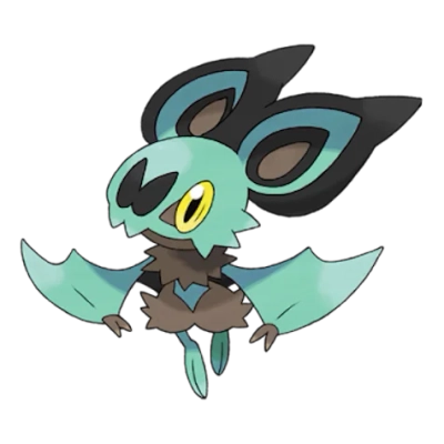 비행/드래곤 타입 포켓몬 음뱃 이로치의 이미지