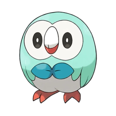 풀/비행 타입 포켓몬 나몰빼미 이로치의 이미지