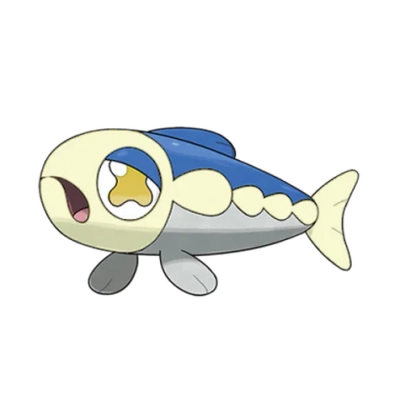 물 타입 포켓몬 약어리 이로치의 이미지