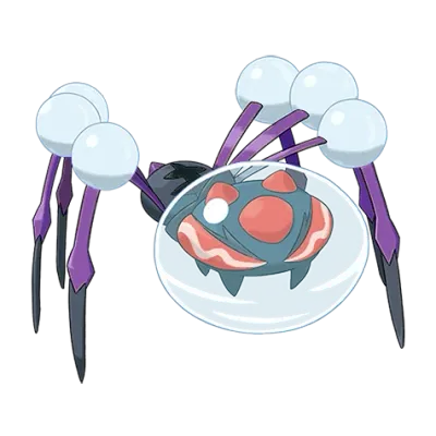 물/벌레 타입 포켓몬 깨비물거미 이로치의 이미지