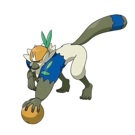 격투 타입 포켓몬 내던숭이 이로치의 이미지