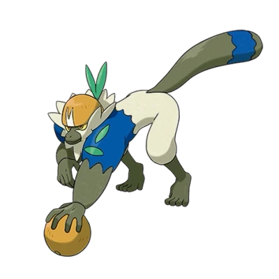 격투 타입 포켓몬 내던숭이 이로치의 이미지