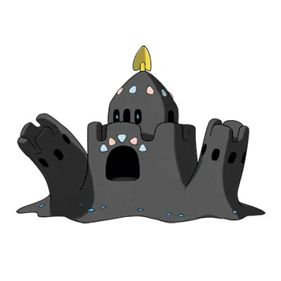 고스트/땅 타입 포켓몬 모래성이당 이로치의 이미지