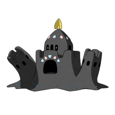 고스트/땅 타입 포켓몬 모래성이당 이로치의 이미지