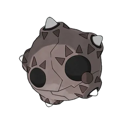 바위/비행 타입 포켓몬 메테노 이로치의 이미지