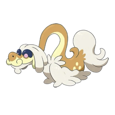 노말/드래곤 타입 포켓몬 할비롱 이로치의 이미지