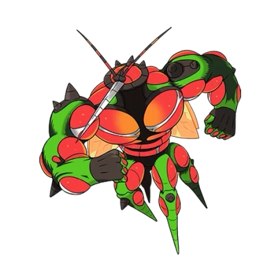 벌레/격투 타입 포켓몬 매시붕 이로치의 이미지