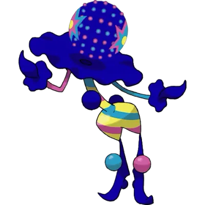 불꽃/고스트 타입 포켓몬 두파팡 이로치의 이미지